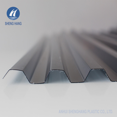 Panel Atap Polikarbonat Bergelombang Ketahanan Penuaan 0.8mm 1.0mm